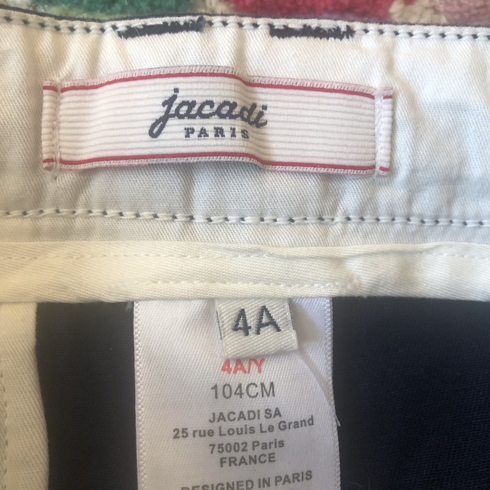 Boys dressy navy blue Jacadi slacks - size 4